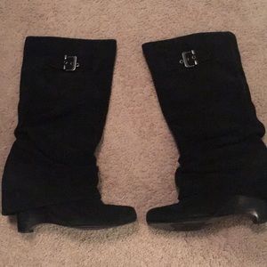 Naughty Monkey - Black Suede Boots